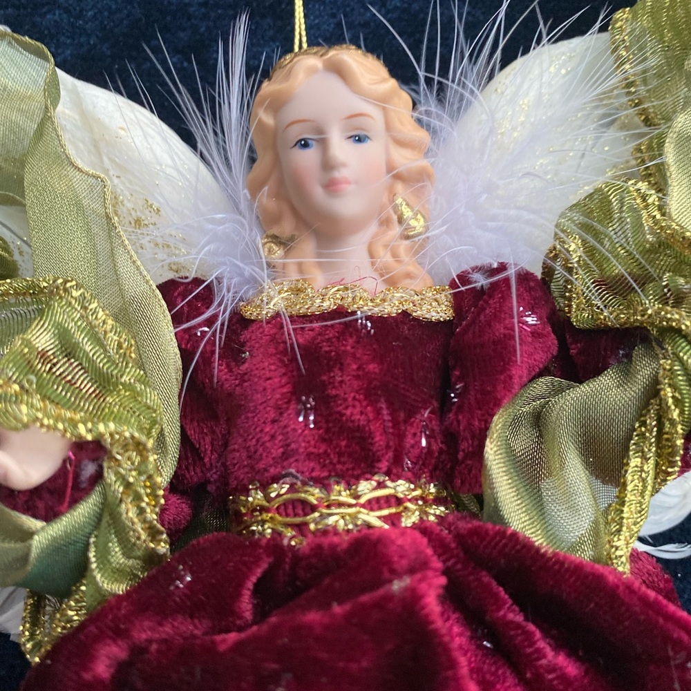 Vintage New in Box Angel Christmas Ornament